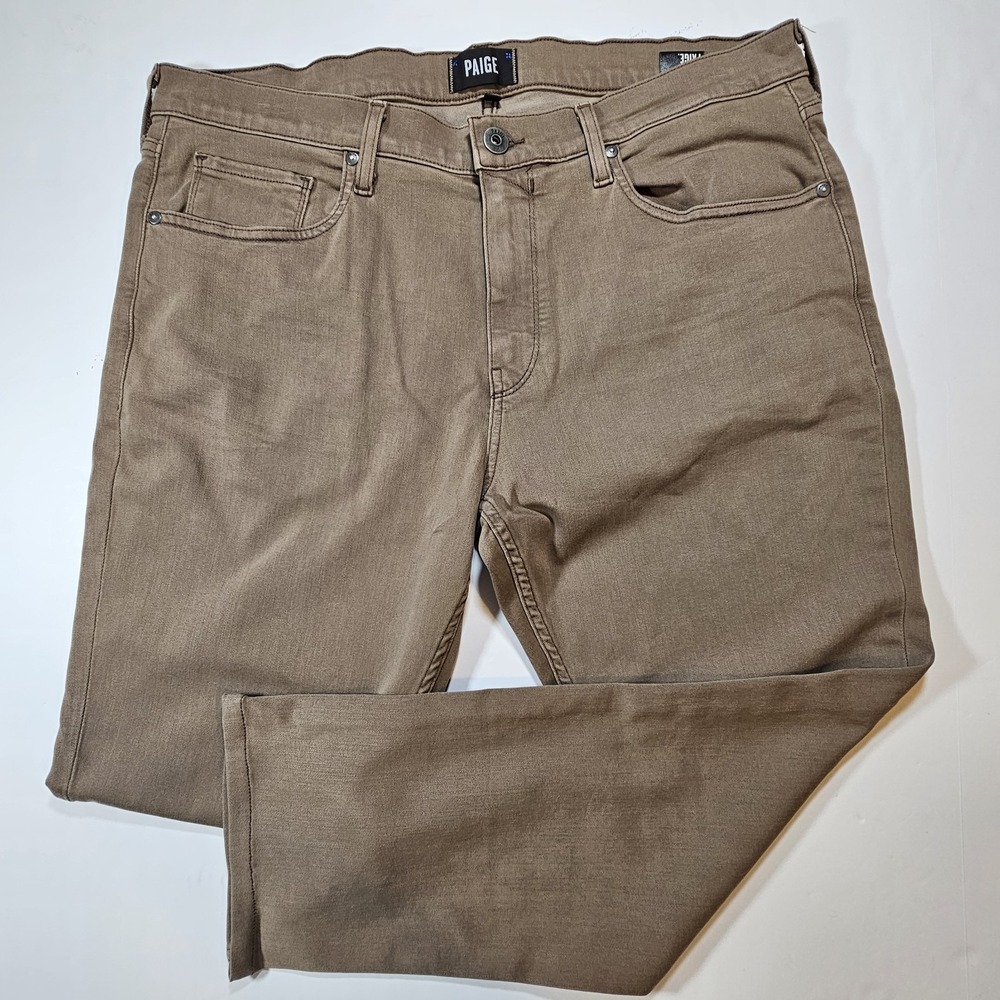 Paige Jeans Mens 36 Federal Denim Slim Straight Vintage Burnt Oak